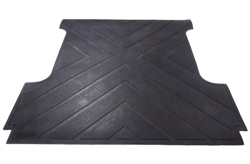 DZ76963 – DEE ZEE Bed Mat, Direct-Fit Without Raised Edges Black Rubber X-Pattern Tailgate Liner/ Mat Not Included